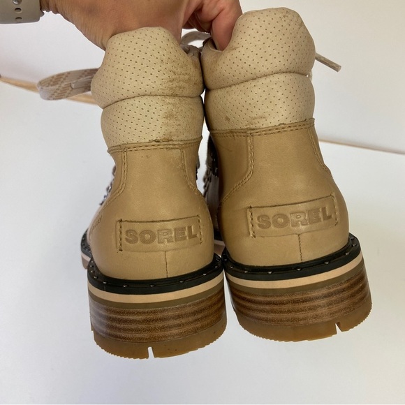 Sorel Tan Lace Up Boots - Picture 4 of 10